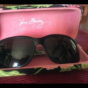 Vera Bradley Botanicals sunglasses and sunglasses case